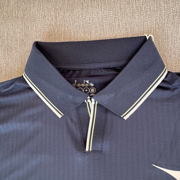 (NWT) Diadora SS Polo Icon features Coolcore fabric Size: M - Picture 3 of 10